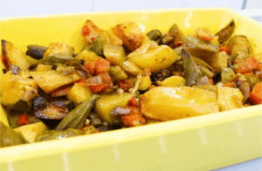 legumes assados