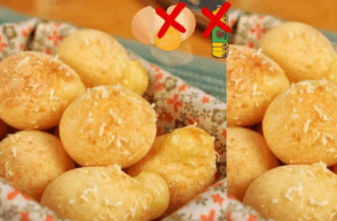 pão de queijo sem óleo