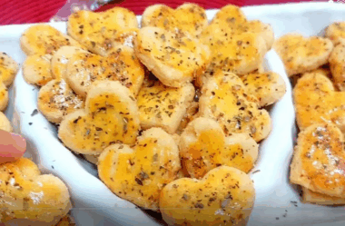 biscoito amanteigado de parmesão