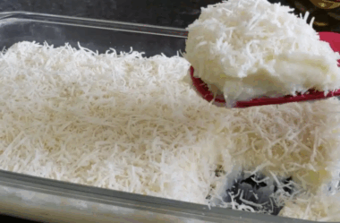 Sobremesa cremosa de coco