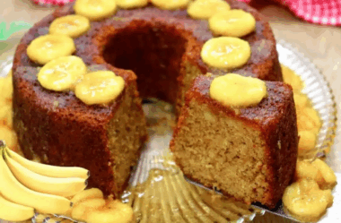 Bolo de banana diferente 