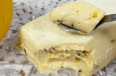 mousse de maracujá de corte