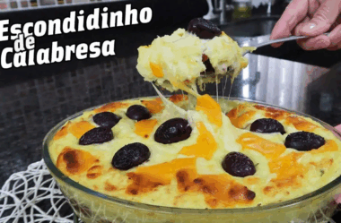 escondidinho de calabresa