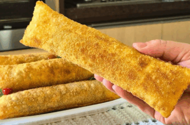 cigarrete de carne e queijo