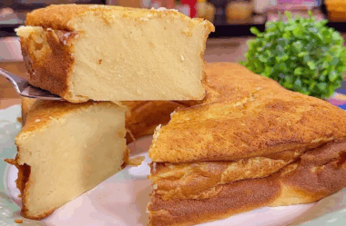 bolo cremoso sem fermento