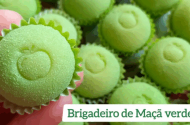 brigadeiro de maçã verde