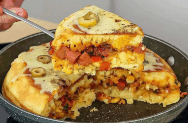 cachorro quente de frigideira