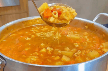 sopa de macarrão
