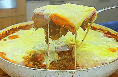 lasanha de frigideira