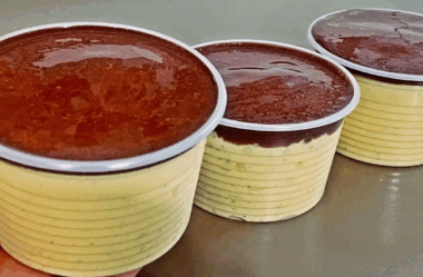 sobremesa cremosa de maracujá