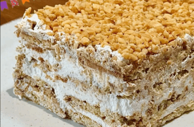 torta paulista de amendoim