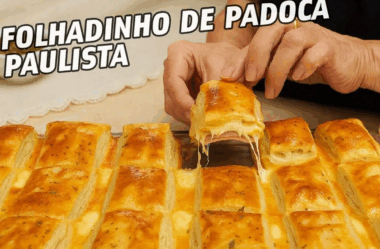 folhado de presunto e queijo