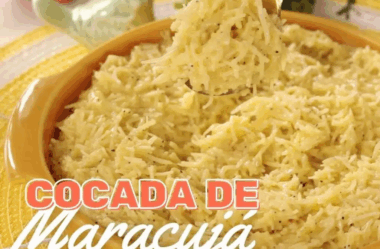 Cocada cremosa de maracujá 